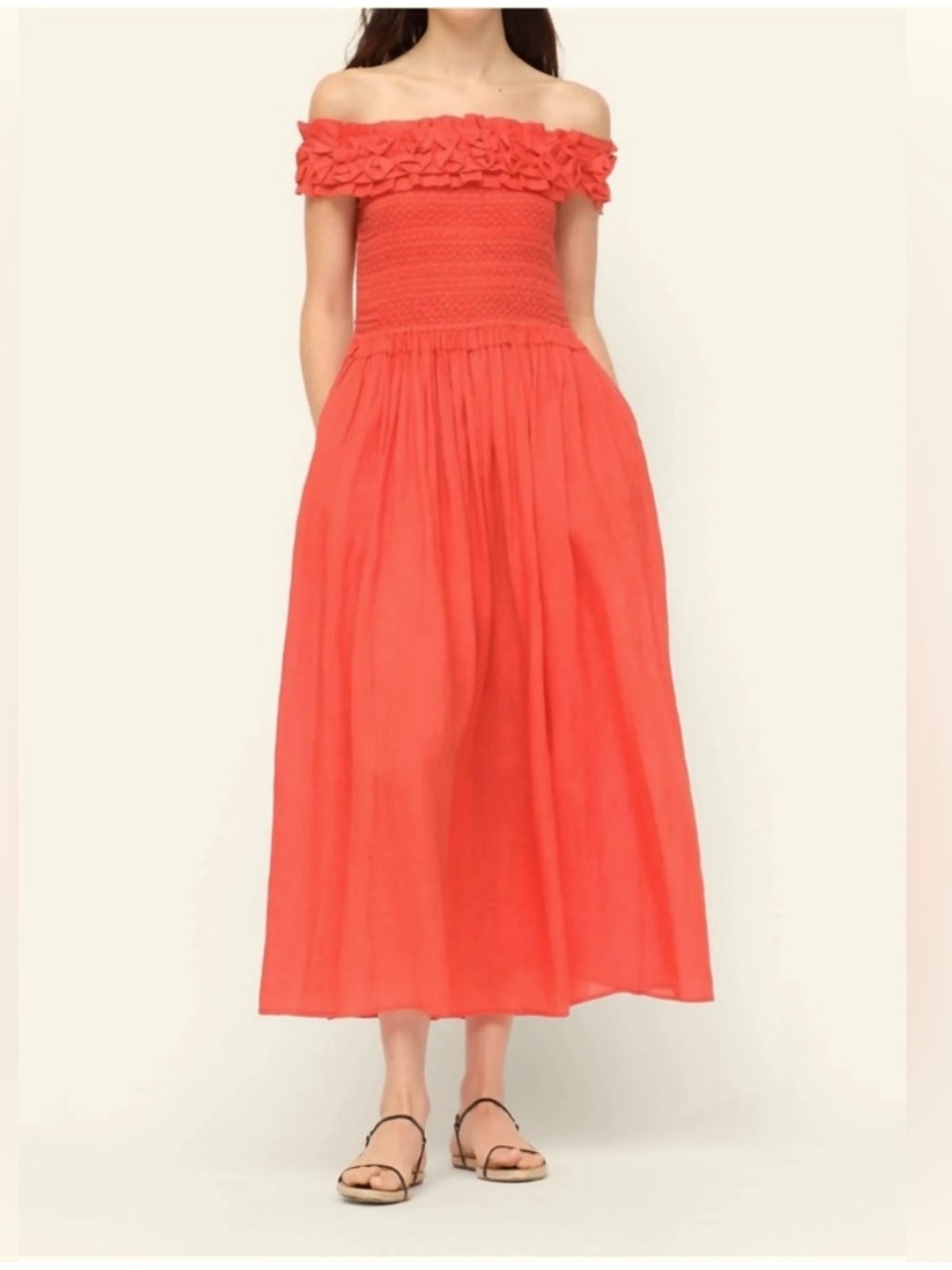 Sea New York Coral Frida Dress Size Medium